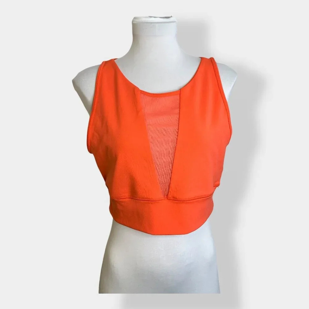 Kimberly Orange Cropped‎ Tank